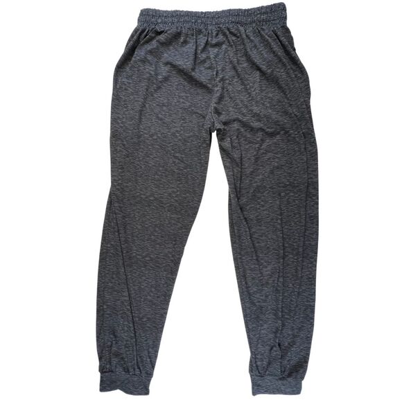 Real Essentials Joggers Medium Heather Gray Soft Knit Athleisure Lounge Pants - Picture 9 of 11